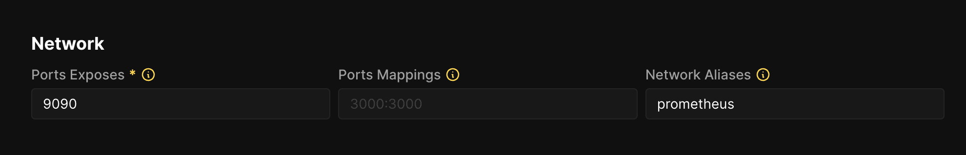 Prometheus Coolify Labels